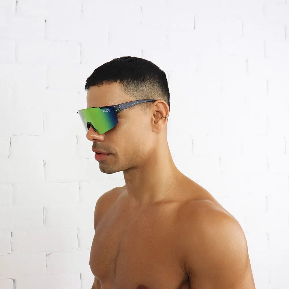 Reflective Sunglasses - Space/Gold