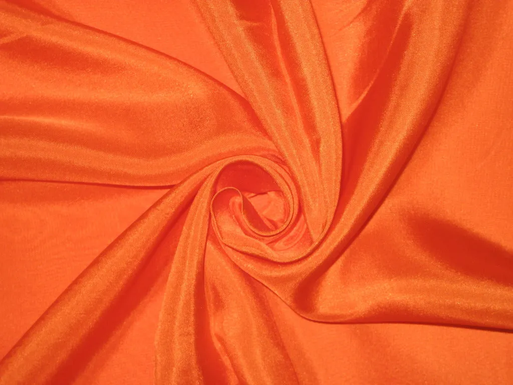 RICH Orange COLOUR PLAIN HABOTAI SILK 54&quot;