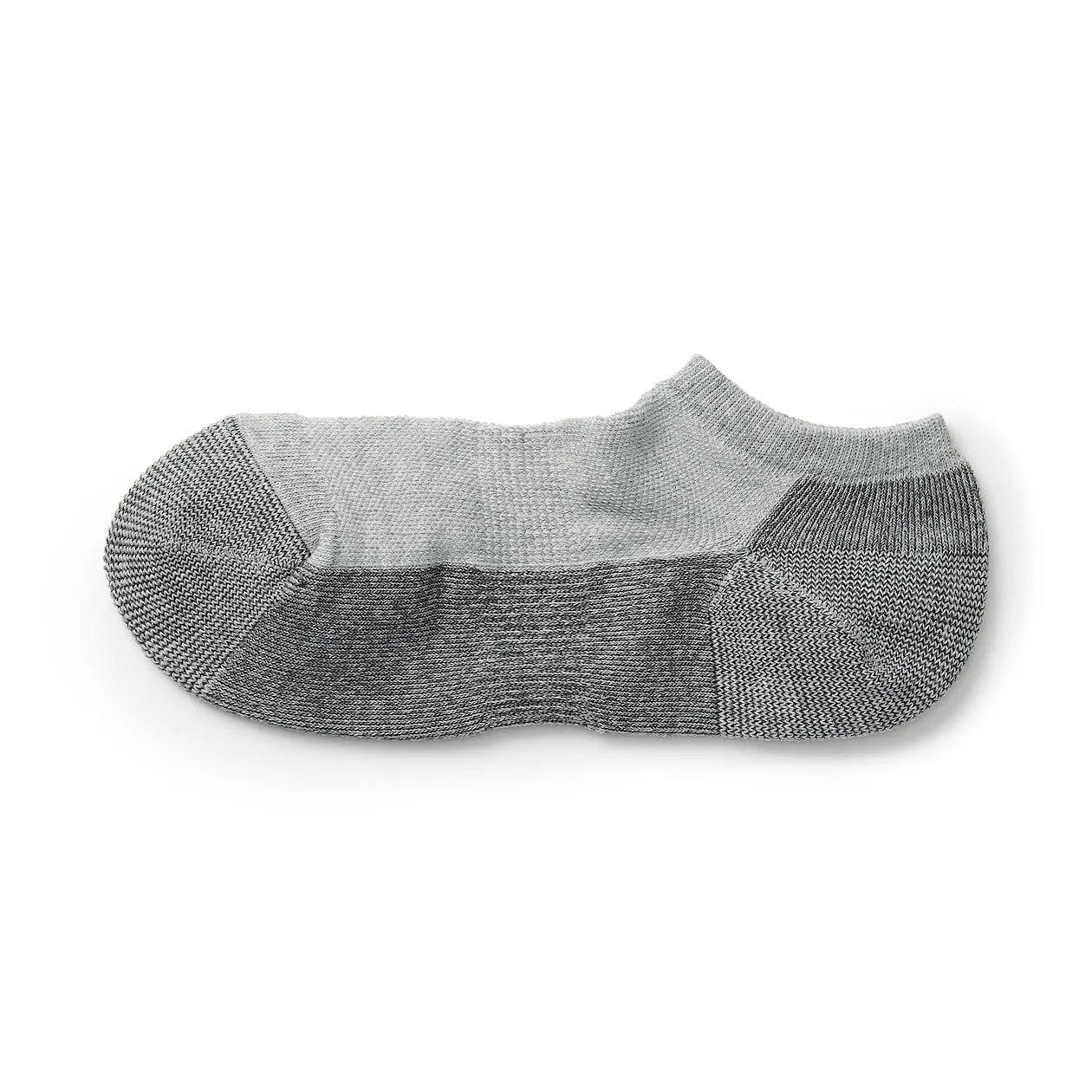 Right Angle Pile Two-Tone Sneaker Socks