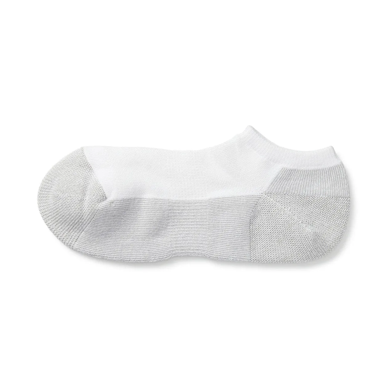 Right Angle Pile Two-Tone Sneaker Socks