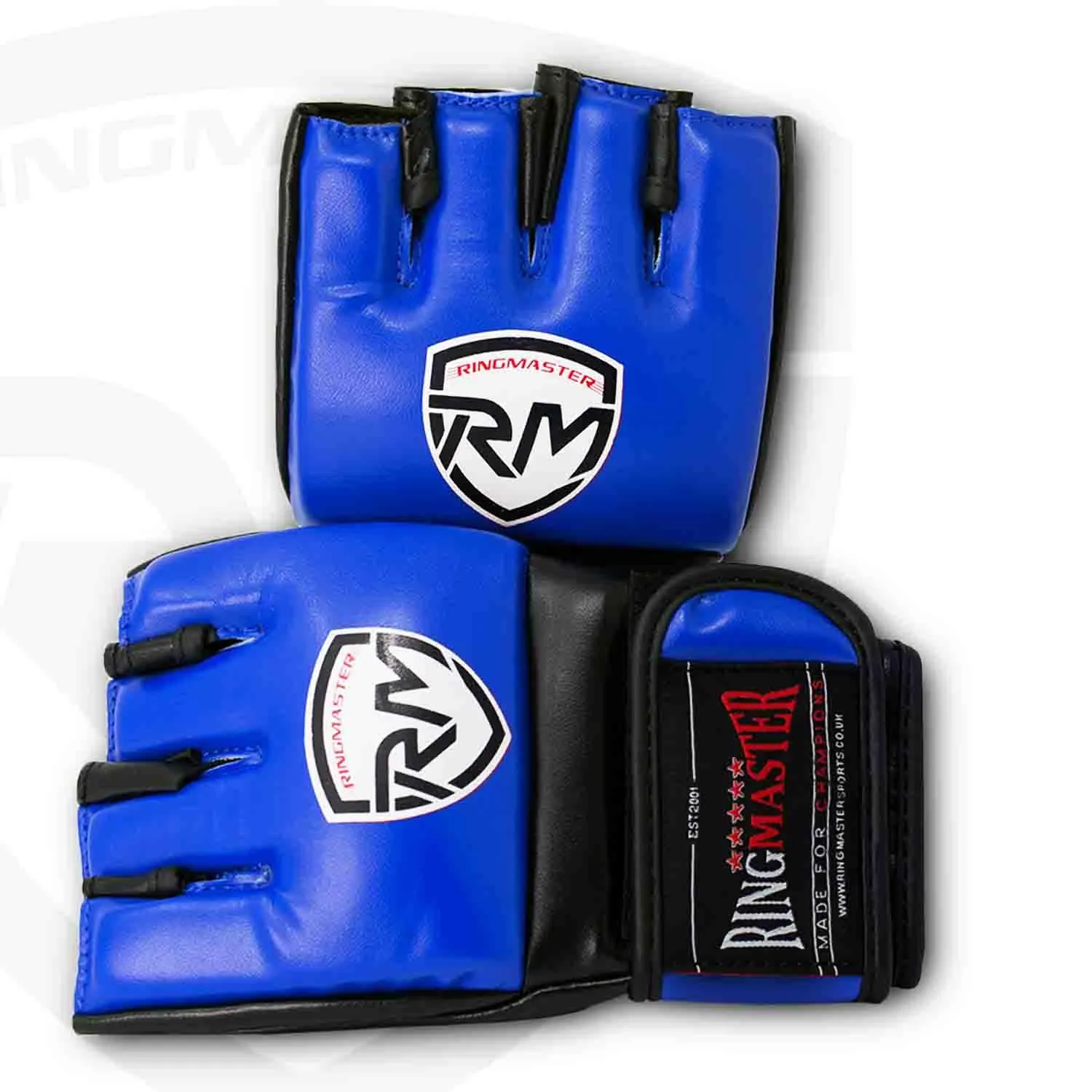 RingMaster Sports Warrior Series MMA Gloves 5oz Blue