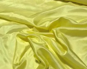 SILK HABOTAI 11 MOMME LIGHT LEMON YELLOW COLOR 44" wide [9475]