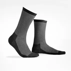 Silver Socks - 2 Pairs,  Original Calf Length Crew - SWEAT GUARD® Footcare