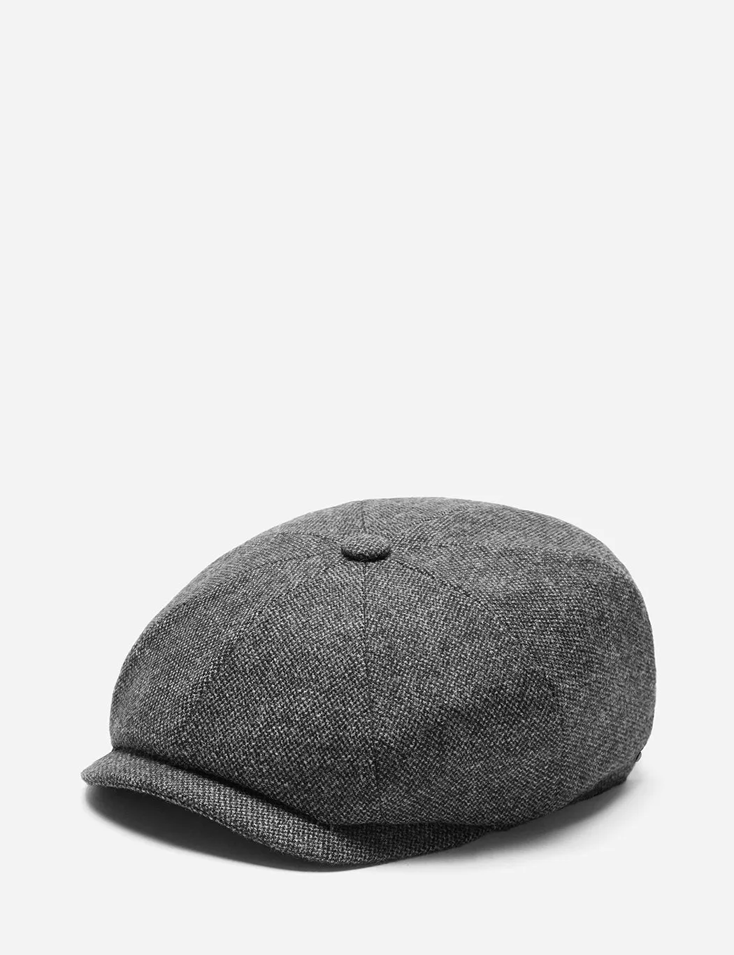 Stetson Hatteras Donegal Newsboy Cap (Wool Mix) - Grey