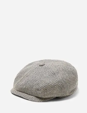 Stetson Hatteras Newsboy Cap (Silk/Wool ) - Beige/Blue