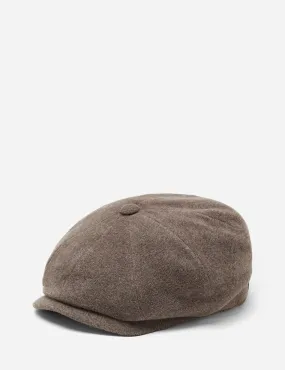 Stetson Hatteras Newsboy Cap (Wool/Cashmere) - Mouse Brown