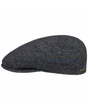 Stetson Kent Herringbone Stripe Flat Cap