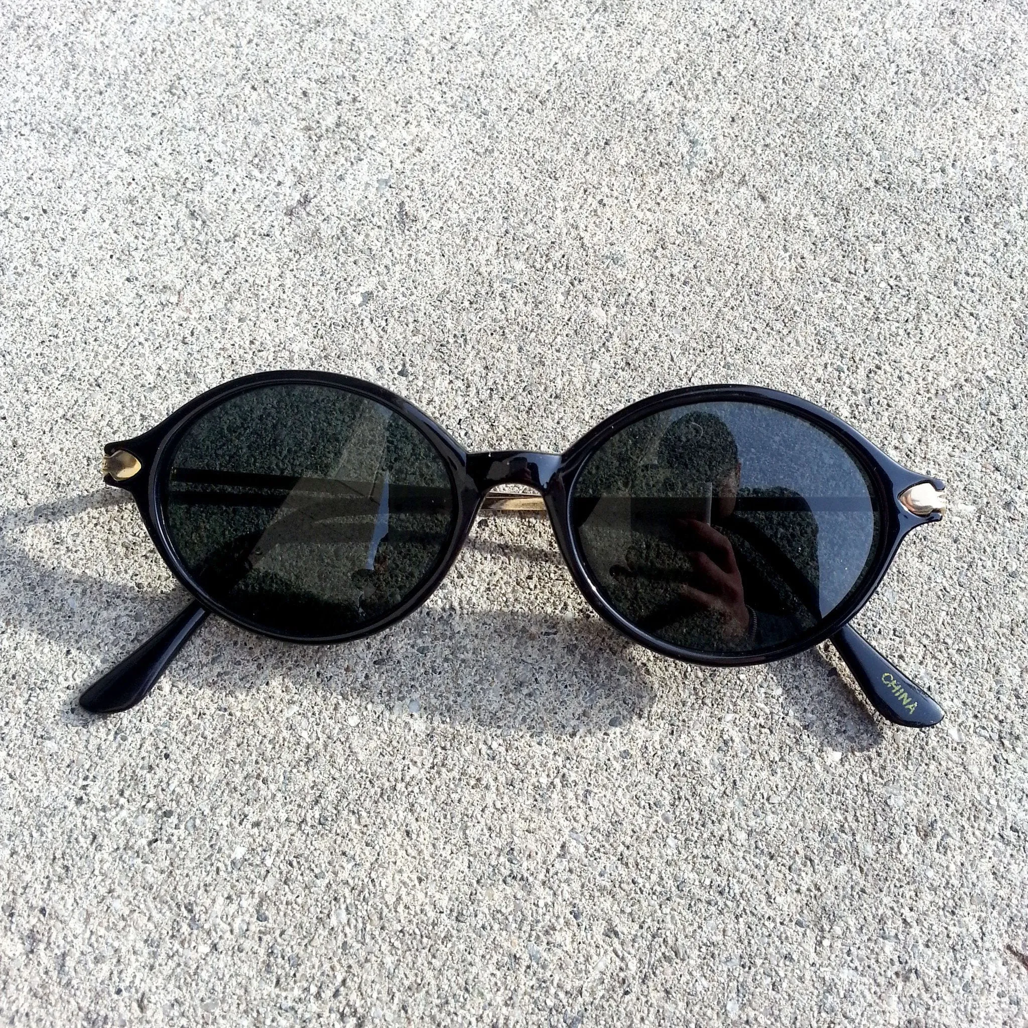 True Vintage 1960's Oval Spectacle Sunglasses