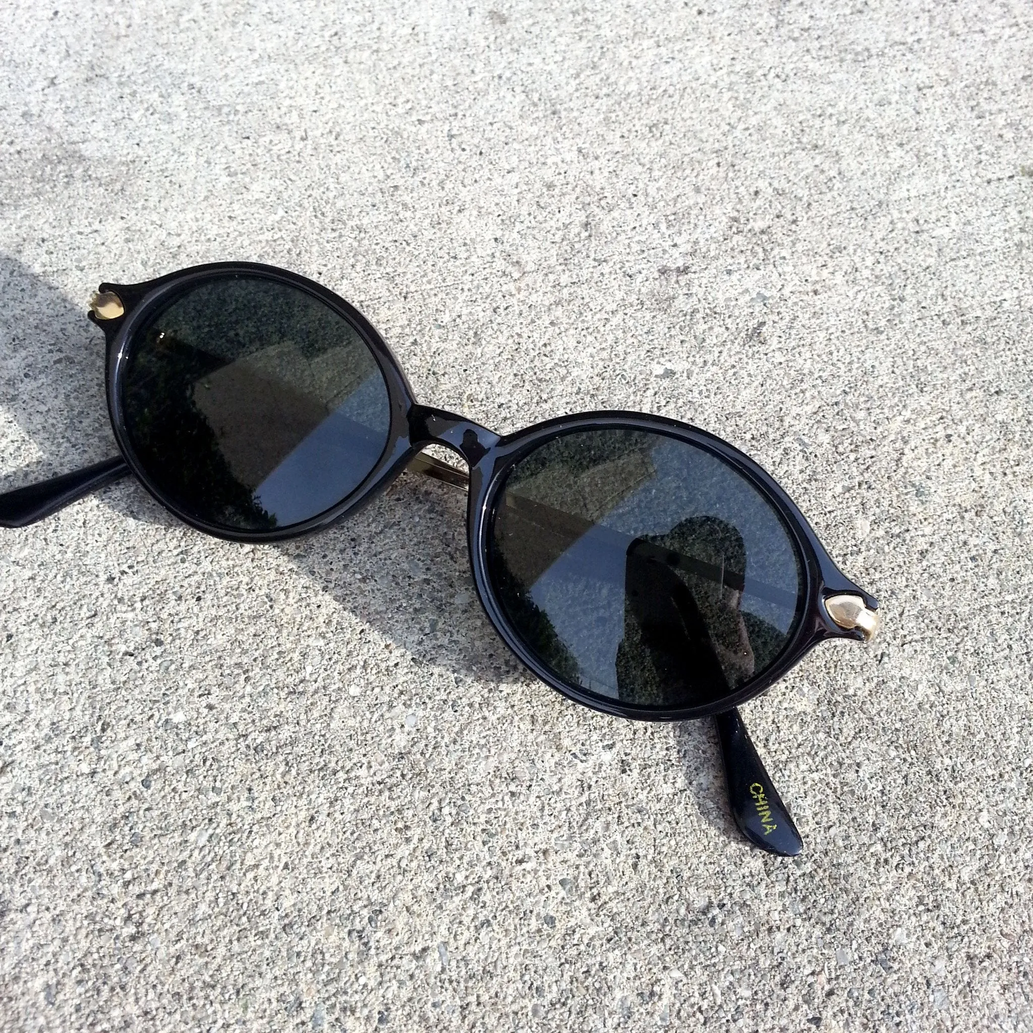 True Vintage 1960's Oval Spectacle Sunglasses