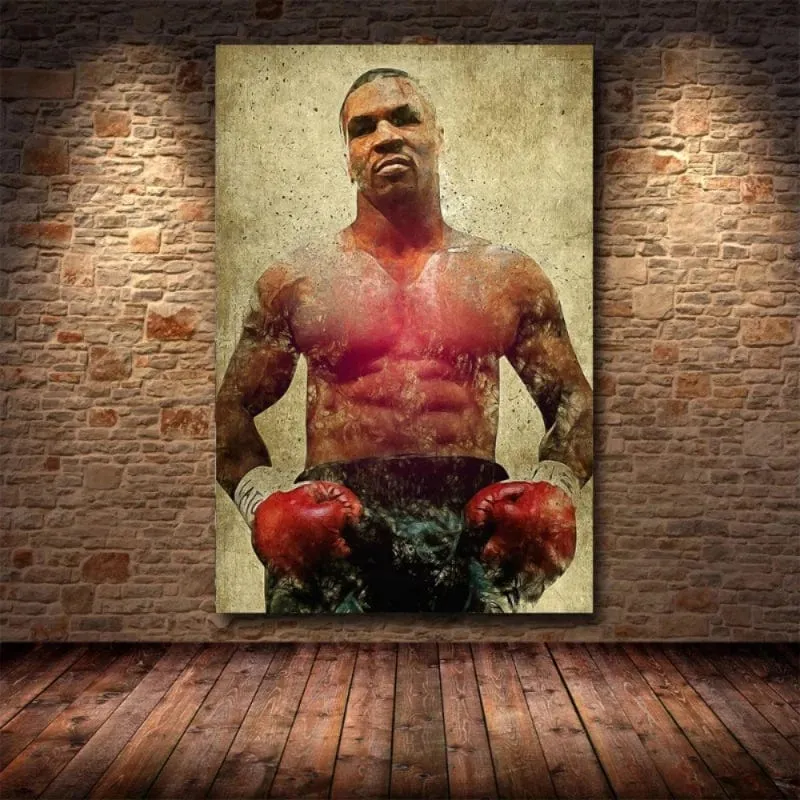 Vintage Boxing UFC Gloves Artwork Oil Canvas Prints