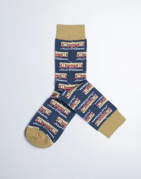 Women's New Orleans Streetcar Crew Socks