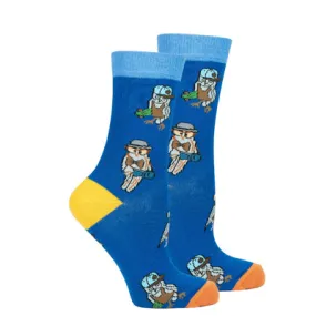 Women's Owl Crew Socks