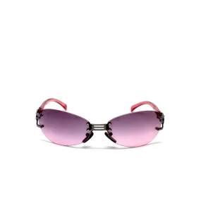 X-Static 1996 Rimless Two Tone Style Sunglasses - Purple