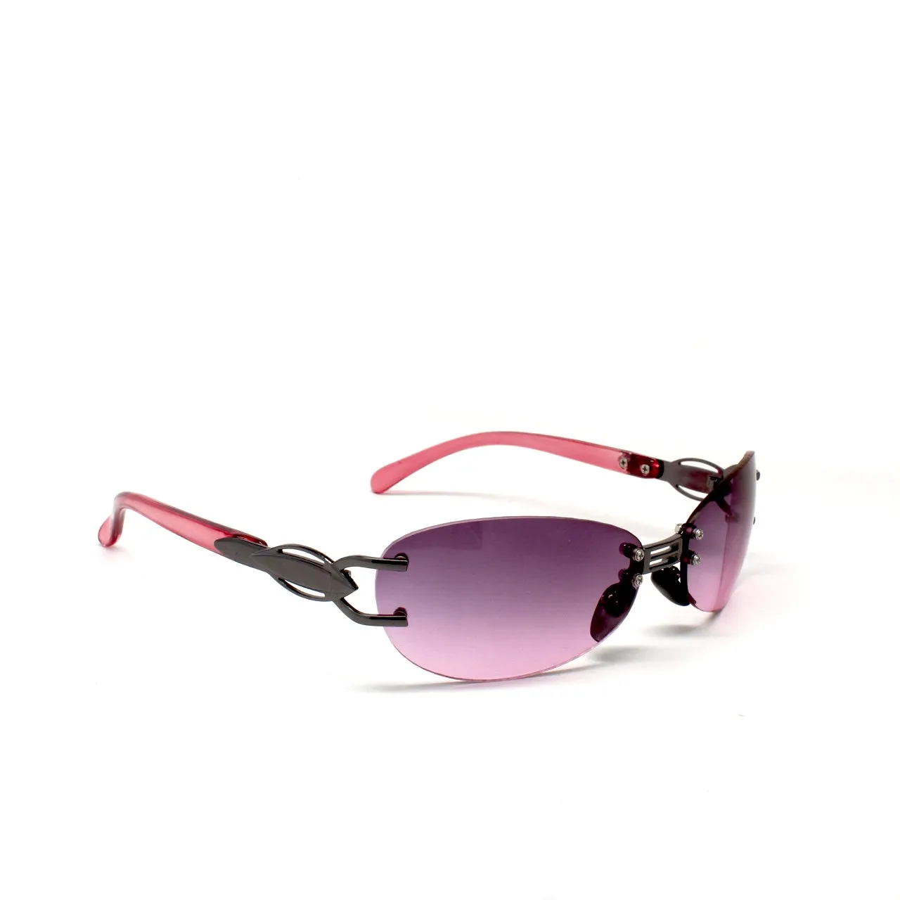 X-Static 1996 Rimless Two Tone Style Sunglasses - Purple