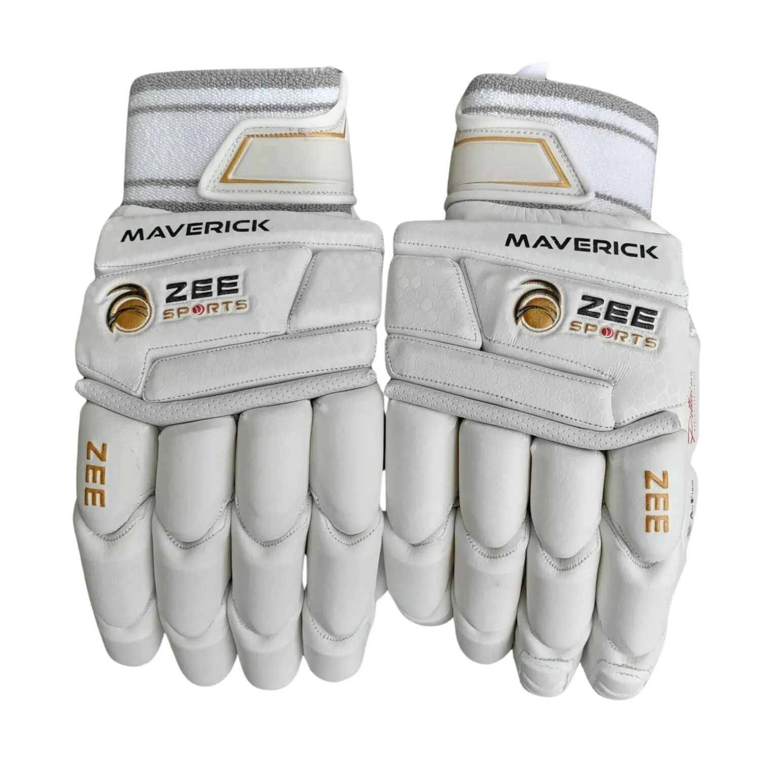 Zee Sports Batting Gloves Maverick White