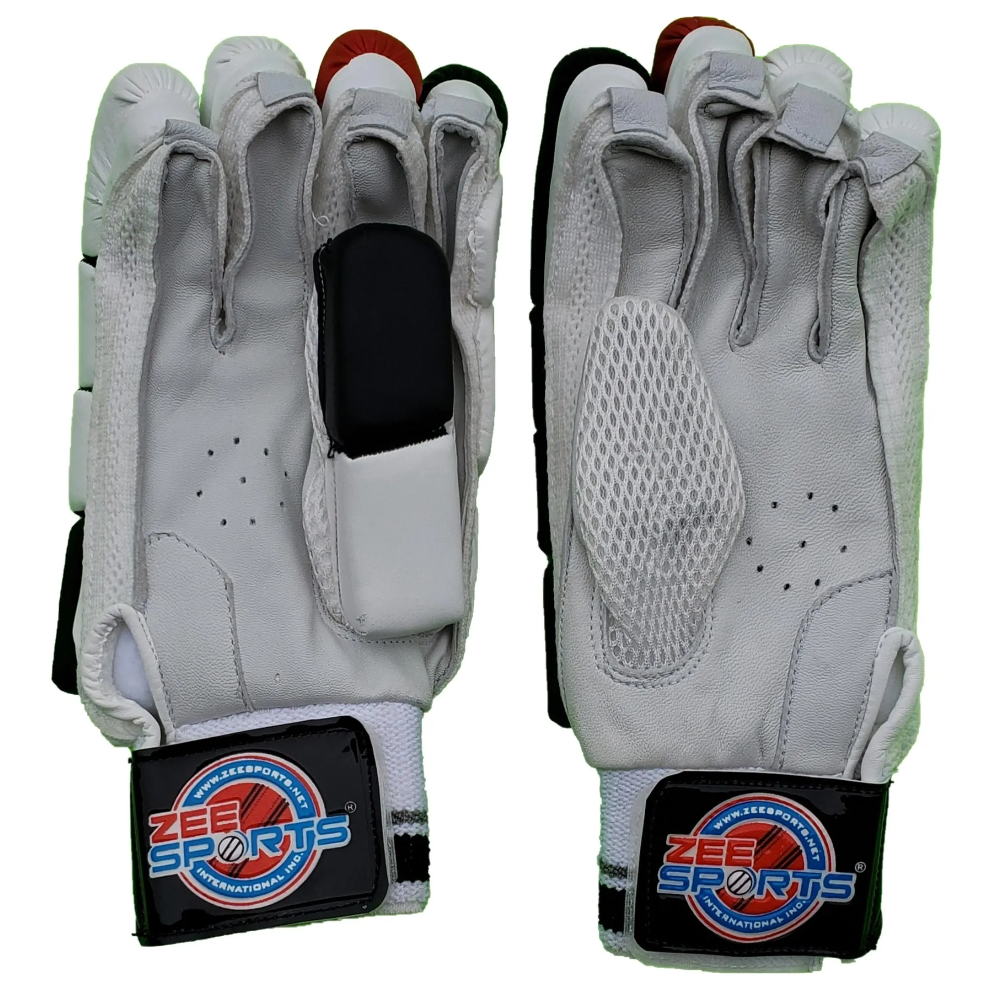 Zee Sports Batting Gloves Red Black